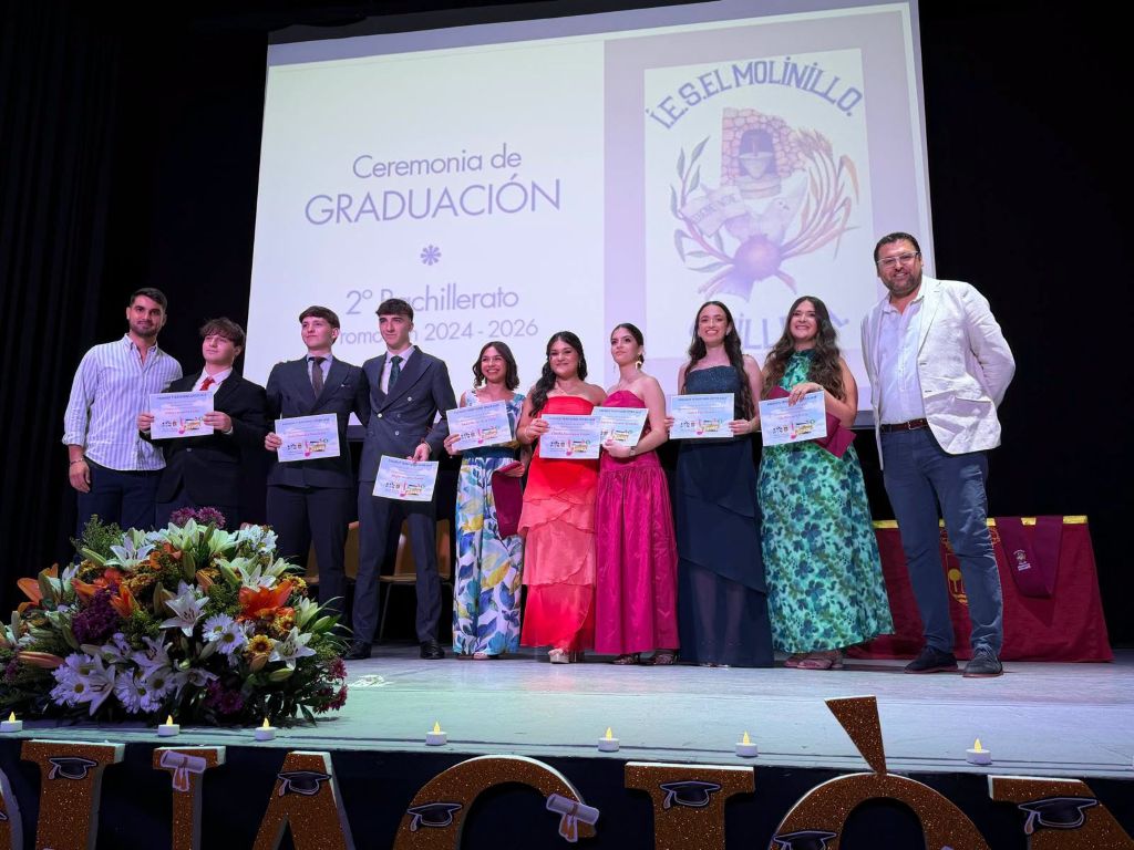 Juventud entrega los premios ‘Territorio Joven 2026’ a los alumnos de Bachillerato del IESB El Molinillo de Guillena