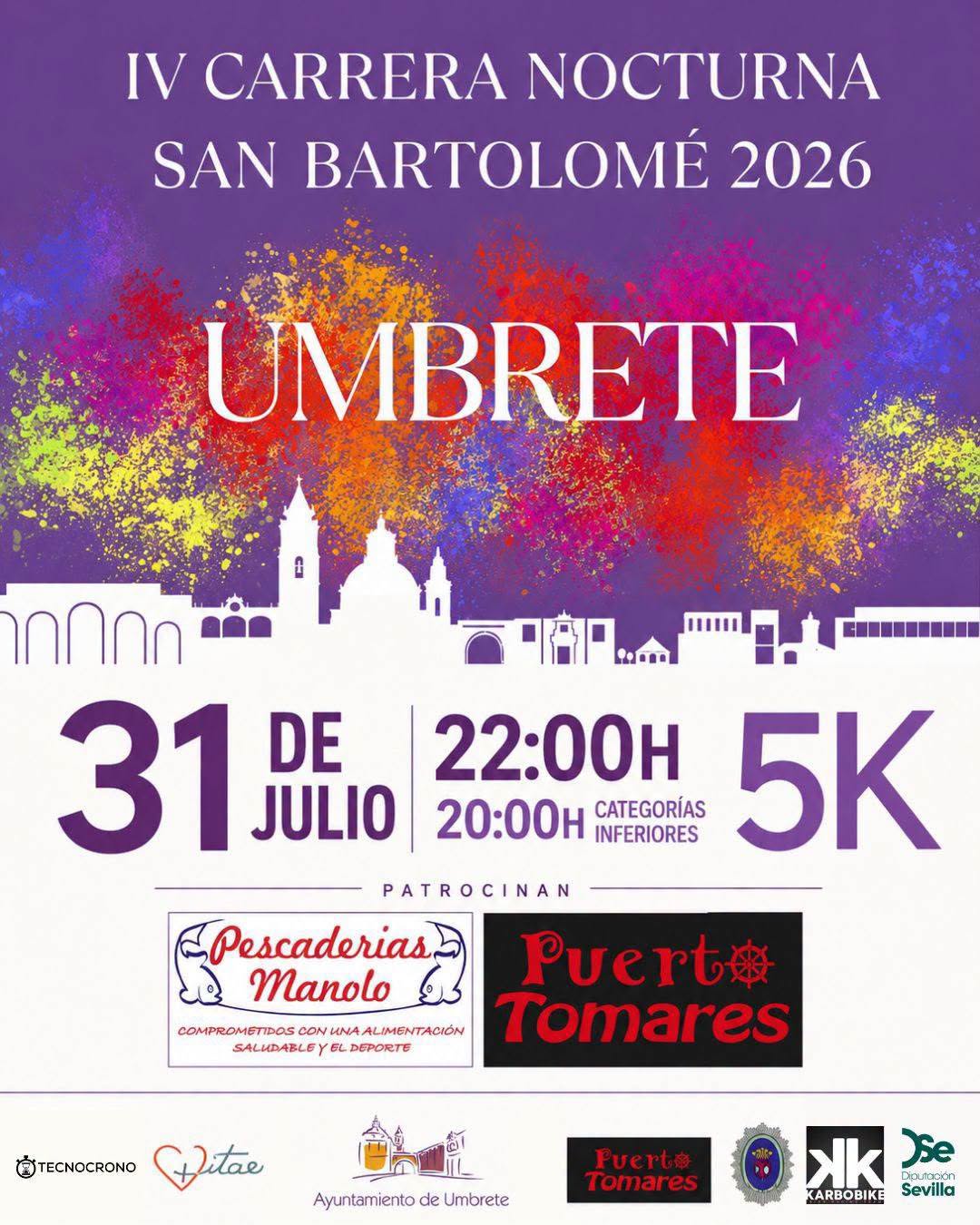 Umbrete celebrará la IV Carrera Nocturna 