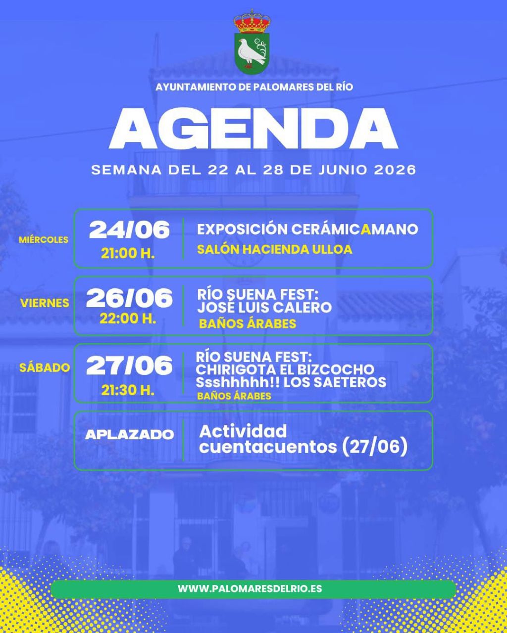 Palomares del Río reúne humor, chirigota y artesanía en su agenda cultural de la semana