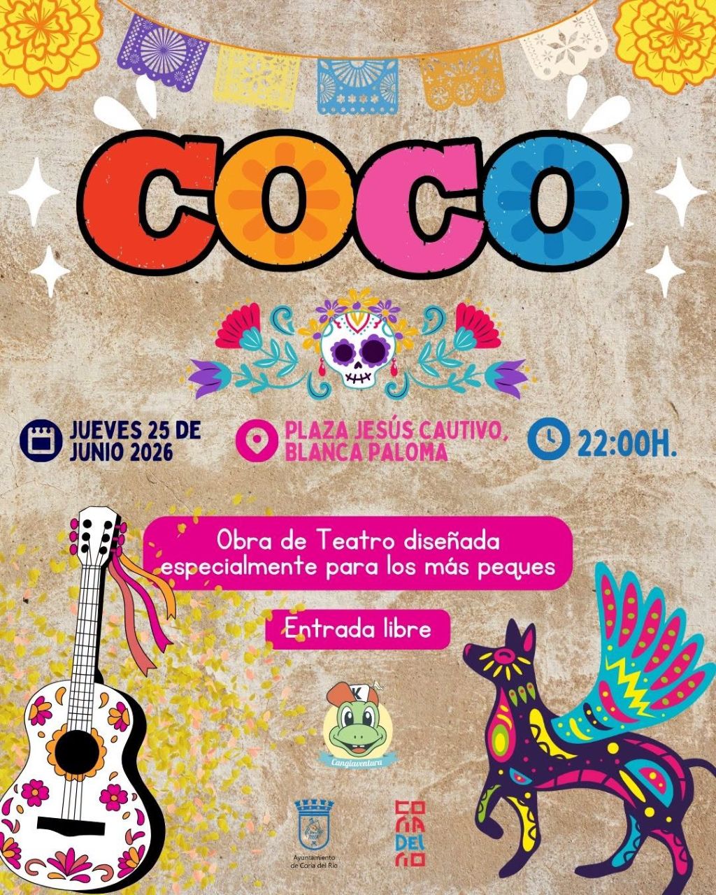 Coria del Río inaugura las Noches de Verano con el teatro infantil 