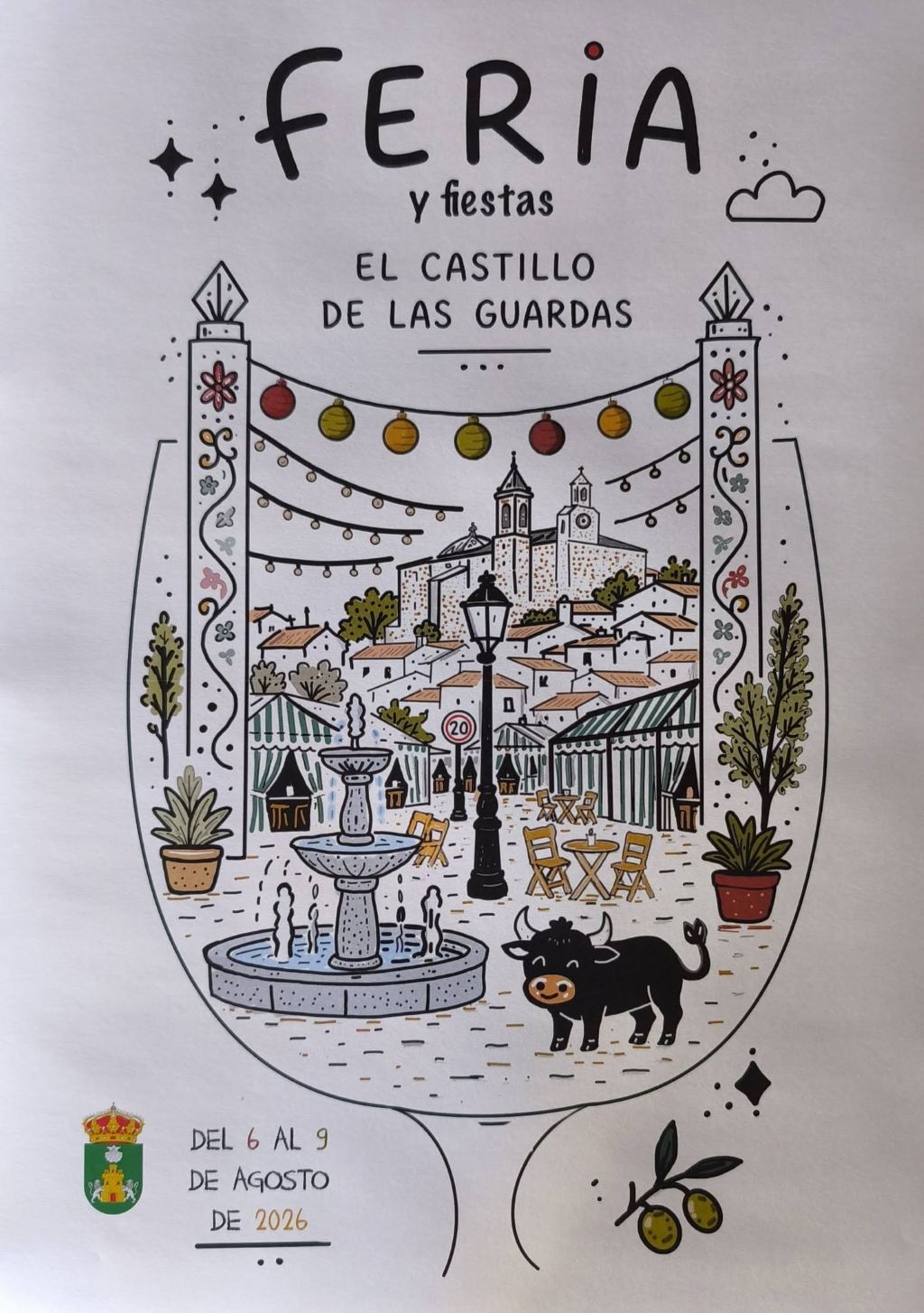 El Castillo de las Guardas ya tiene cartel para anunciar su Feria y Fiestas 2026