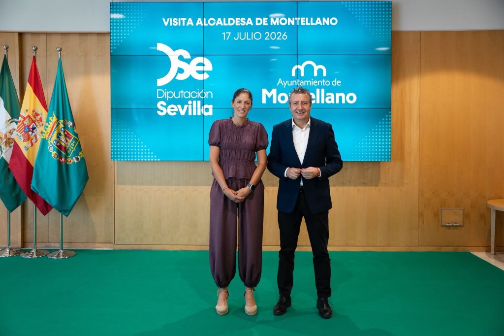 La Diputación de Sevilla refuerza su colaboración e impulsa inversiones por más de dos millones de euros en Montellano