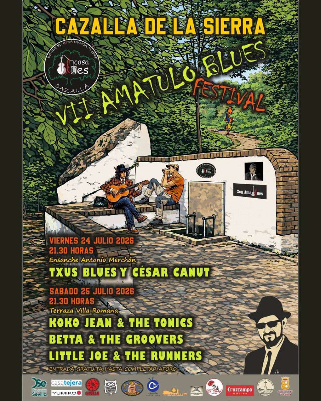 Cazalla de la Sierra se prepara para vivir la VII edición del Amatulo Blues Festival