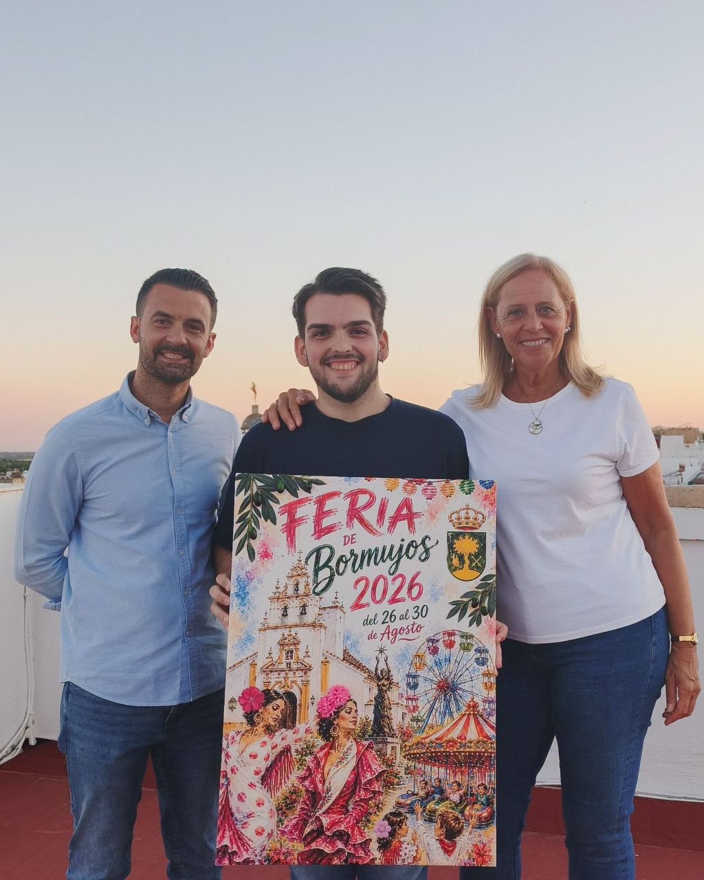 Bormujos presenta el cartel de la Feria 2026, una obra de Adrián Pérez Martínez