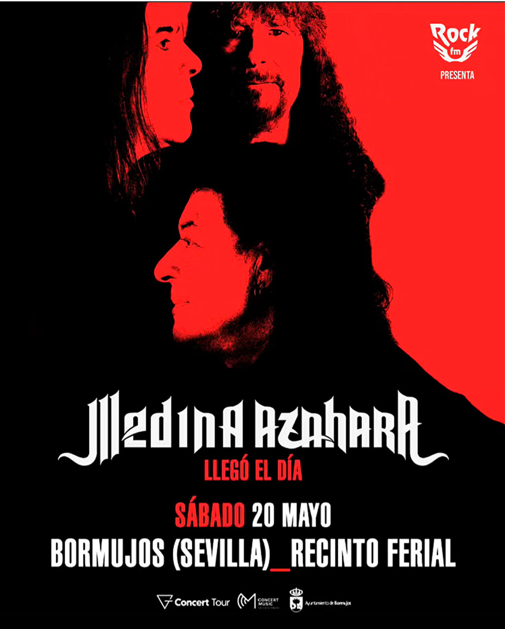 Medina Azahara, protagonista del 7º concierto de Rock del Aljarafe en Bormujos